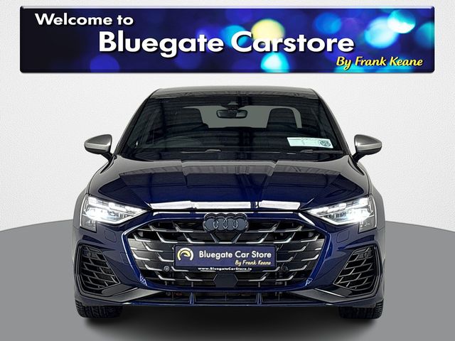 Image for 2025 Audi S3 SAL 2.0 TFSI 333HP S-TRONIC**PANORAMIC SUNROOF**19 INCH ALLOYS**FULL LEATHER INTERIOR**FRONT HEATED SEATS**DRIVE SELECT MODES**TOUCH SCREEN INFOTAINMENT**REVERSE CAMERA**APPLE CARPLAY**