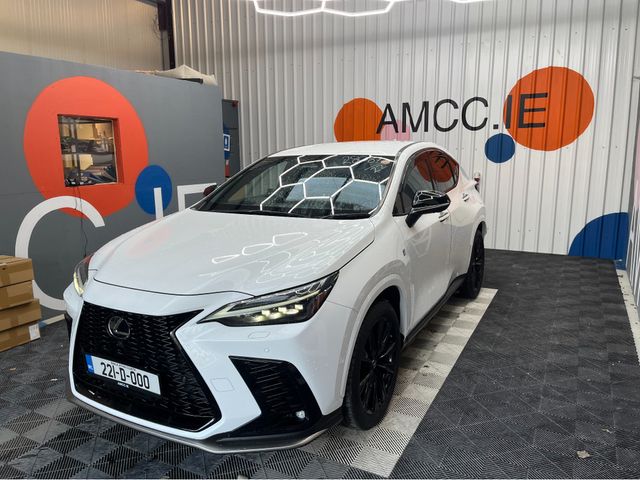 Image for 2022 Lexus NX €46950 2022 LEXUS NX350H F SPORT 2.5 AUTOMATIC / CRUISE CONTROL / 360° CAMERA / ELECTRIC MEMORY & HEATED SEATS / HEATED STEERING WHEEL / PADDLE SHIFTERS AND MORE