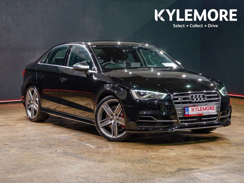 Image for 2016 Audi S3 BLACK HALF LEATHER UPHOLSTERY - FACTORY ALLOY WHEELS - FLAT BOTTOM STEERING WHEEL - REVERSE CAMERA