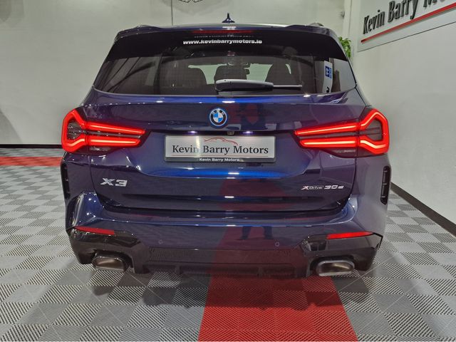 Image for 2022 BMW X3 30E M SPORT (PRO PACK / OYSTER LEATHER) X-DRIVE AUTOMATIC **ONE OWNER / TOP SPEC / 20" ALLOYS / APPLE CARPLAY / ADAPTIVE LED HEADLIGHTS / BMW M SEATBELTS / ELECTRIC BOOTLID /REVERSE CAMERA / SAT NAV**