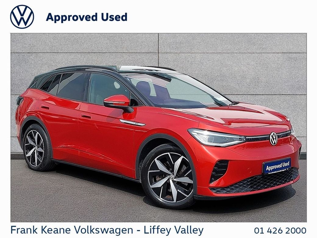 Image for 2022 Volkswagen ID.4 77KWH GTX BUSINESS 299BHP *PCP FINANCE AVAILABLE* *KINGS RED METALLIC* *IQ HEADLIGHTS* *LONG RANGE* *IQ LIGHTS* *AMBIANT LIGHTING* *HEATED SEATS* *REAR VIEW CAMERA**