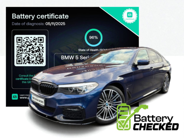 Image for 2018 BMW 5 Series 530E G30 M Sport 4DR Auto