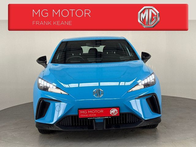 Image for 2025 MG MG4 LR - EXCITE 64KWH EX DEMO**BLACK CLOTH SEATS**DRIVE MODES**ELECTRIC HANDBRAKE**MULTIFUNCTIONAL STEERING WHEEL**AIR CONDITIONING**TOUCH SCREEN MEDIA**APPLE CAR PLAY**CRUISE CONTROL**PARKING SENSORS**