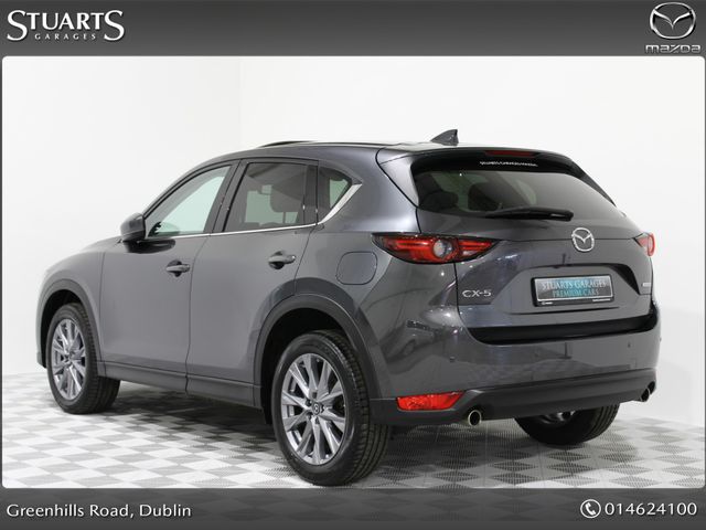 Image for 2019 Mazda CX-5 165 PS Platinum SL 4DR Auto** CX-5 PLATINUM 2.0 PETROL AUTO: MACHINE GREY WITH STONE LTHR, SUNROOF, BOSE, APPLE CAR PLAY / ANDROID AUTO, 19” CHROME ALLOYS, HEATED MEMORY SEATS, ADAPTIVE CRUISE, R