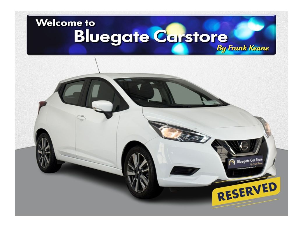 Image for 2018 Nissan Micra 1.0 SV**NEW NCT**SEMI DIGITAL DASH**MULTIFUNCTIONAL STEERING WHEEL**TOUCH SCREEN MEDIA DISPLAY**BLUETOOTH**AIR CONDITIONING**BLACK CLOTH INTERIOR**FINANCE ARRANGED**16"ALLOYS**