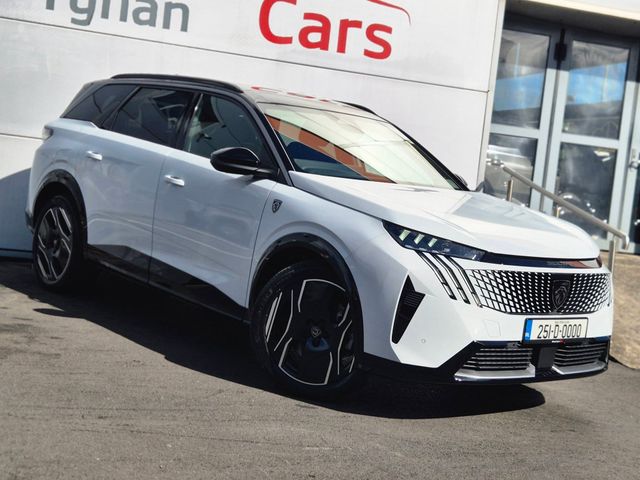 Image for 2025 Peugeot 5008 e GT Line 73kwh Auto (210bhp) 7 Seater, Privacy Glass, 20" Alloys, Camera, CarPlay, 1/2 Leather - First Registered January 2025 - Trade in Price €41, 888.