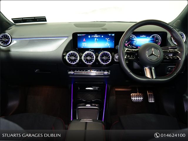 Image for 2025 Mercedes-Benz GLA Class GLA 250e AMG LINE EXECUTIVE: FINISHED IN MOUNTAIN GREY METALLIC BLACK WITH BLACK ARTICO LEATHER INTERIOR AND SUEDE INTERIOR, KEYLESS ENTRY, POWERED BOOT