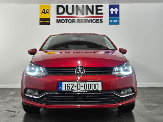 Image for 2016 Volkswagen Polo **HIGHLINE**AUTO**LEATHER/ALCANTARA SEATS**HEATED SEATS**ANDROID/APPLE MEDIA RADIO**DISTRONIC CRUISE CONTROL**LED HEADLAMPS**CLIMATE CONTROL**REVERSE CAMERA**AUTO LIGHTS**FOLDING MIRRORS**PADEL SHIFT*