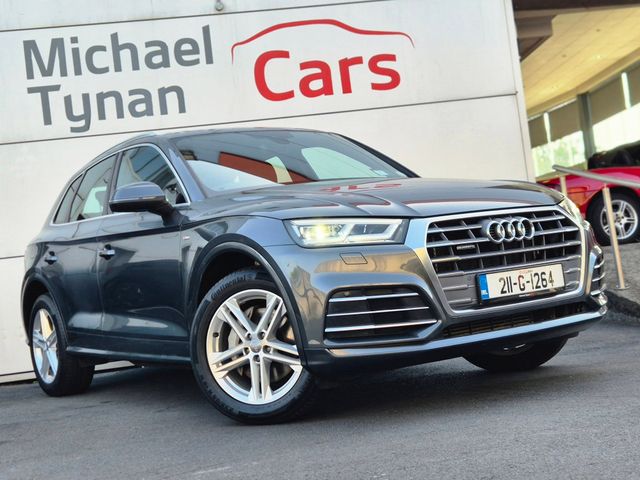 Image for 2021 Audi Q5 2.0 TFSI Petrol Plug in Quattro, S Line Auto, Low Mileage, 20'' Alloys, 1/2 Leather Upholstery, Camera, Electric Tailgate, Parking Sensors - First Registered in January 2021. Trade in Price €39, 777