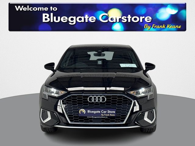 Image for 2024 Audi A3 SPORT 40 TFSI E S-A SPORTBACK **FULL BLACK CLOTH INTERIOR**APPLE CARPLAY**ANDROID AUTO**TOUCHSCREEN INFOTAINMENT SYSTEM**DRIVE MODES**FULLY DIGITAL DASH**USB CHARGING PORTS**REVERSE PARKING SENSORS**