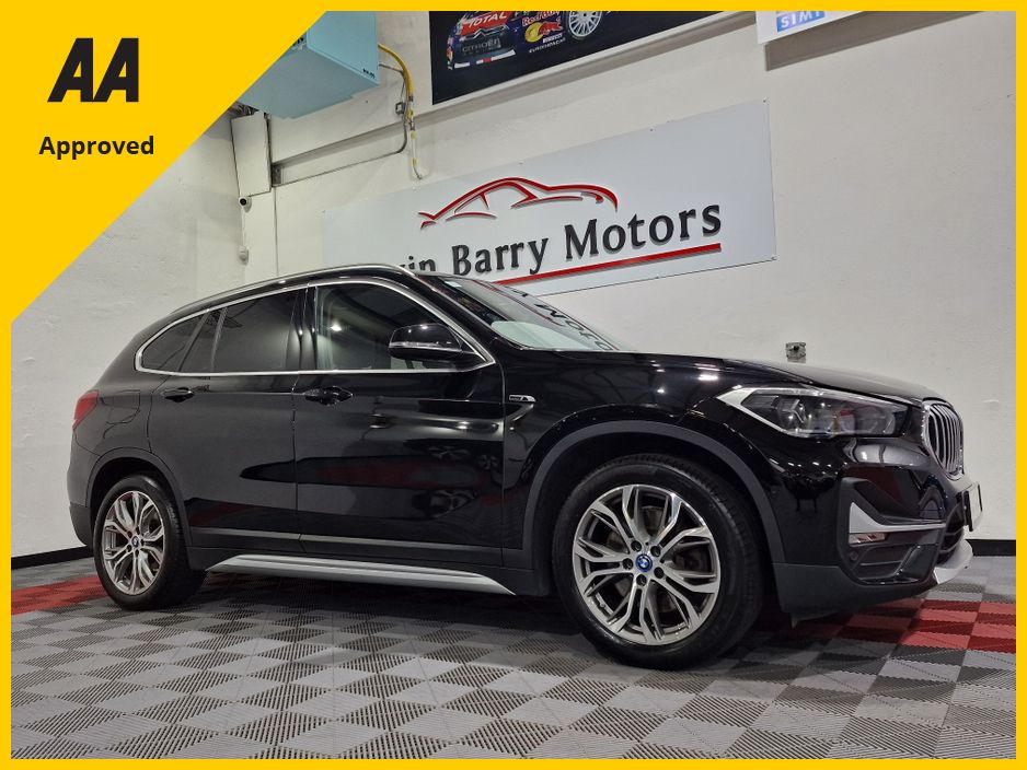 Image for 2022 BMW X1 25E X-LINE (PLUG IN HYBRID) X-DRIVE AUTOMATIC **ONE OWNER / APPLE CARPLAY / CRUISE CONTROL / ELECTRIC BOOTLID / FRONT & REAR PARKING ASSIST / FULL BLACK LEATHER / HEATED FRONT SEATS / SAT NAV**