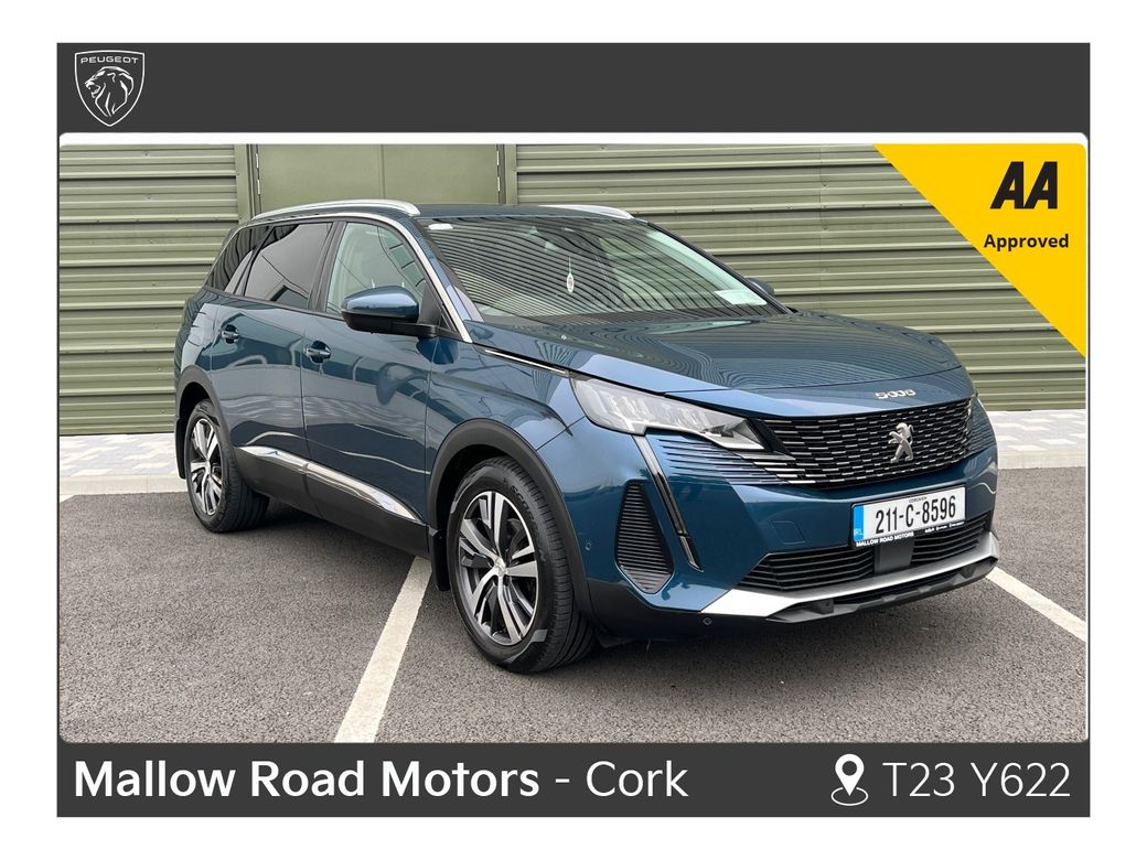 Image for 2021 Peugeot 5008 FL ALLURE PACK 1.5 BLUE H HDI 13