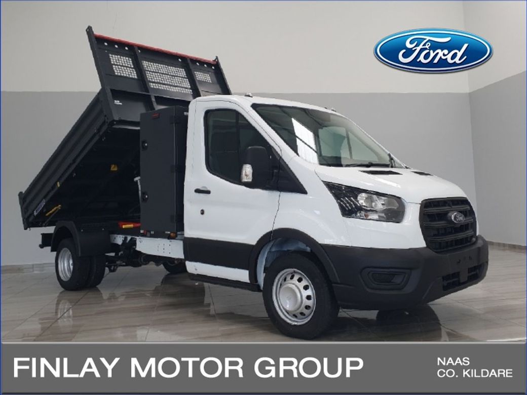 Image for 2026 Ford Transit Tipper With Tool Pod In Stock For April, Dual Rear Wheels