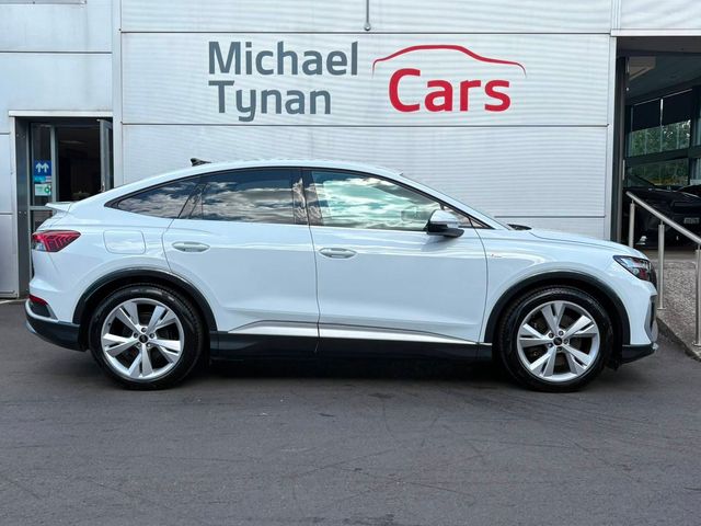 Image for 2023 Audi Q4 e-tron 40 S Line Sportback, 82kwh, 20" Alloys, Car Play, Electric Tailgate, 1/2 Leather - First Reg in June 2023 - Trade in Price €33, 444