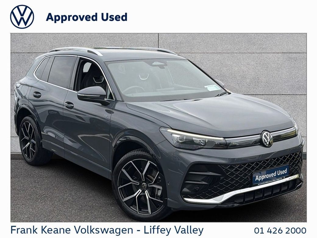 Image for 2025 Volkswagen Tiguan R-LINE AUTO 1.5 PHEV DSG 204HP *GREY METALLIC * *ELECTRIC TAILGATE* *PLUG IN HYBRID* *REAR VIEW CAMERA* *CARPLAY & ANDROID AUTO* *BATTERY CERTIFIED* *PCP FINANCE AVAILABLE FROM €487PM*