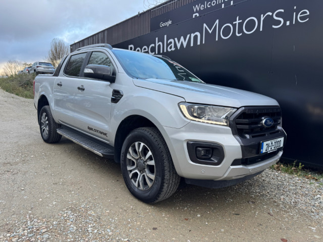Image for 2021 Ford Ranger 2.0 BI-TURBO 209 BHP AUTO // PRICE EXCL. VAT // VERY LOW MILEAGE // STUNNING CONDITION // LEATHER, REVERSE CAMERA AND SAT NAV // 