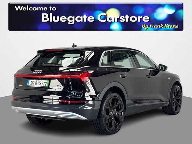 Image for 2021 Audi e-tron TECHNIK 50 QUATTRO**NEW 22"ALLOYS PANORAMIC SUNROOF**BLACK LEATHER INTERIOR**FRONT HEATED SEATS**TOUCH SCREEN MEDIA DISPLAY**APPLECARPLAY**REVERSE CAMERA**DRIVE SELECT MODES**ELECTRIC TAILGATE**
