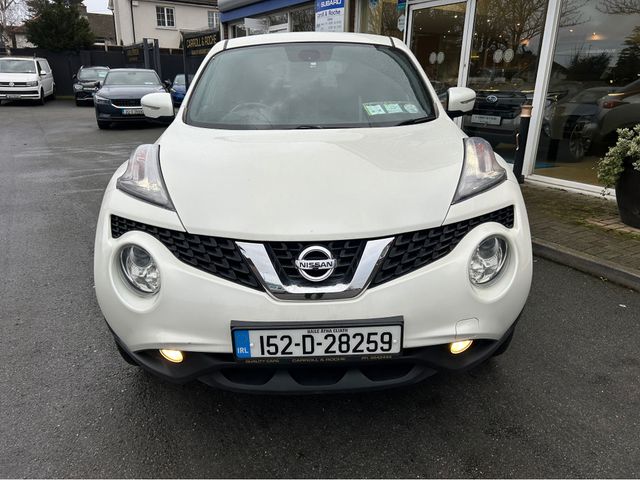 Image for 2015 Nissan Juke 1.5 DCI TEKNA SUV in White + Black Detail & Black Leather - Trade-In Welcome - Assured Dealer Warranty & Fully Serviced -