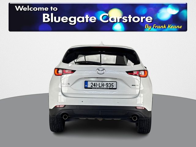 Image for 2024 Mazda CX-5 6 MT EXCLUSIVE-LINE **FULL BLACK LEATHER INTERIOR**INFOTAINMENT SCREEN**FRONT HEATED SEATS**HEATED STEERING WHEEL**KEYLESS IGNITION**SEMI DIGITAL DASH**CRUISE CONTROL**SPEED LIMITER**ANDROID AUTO**
