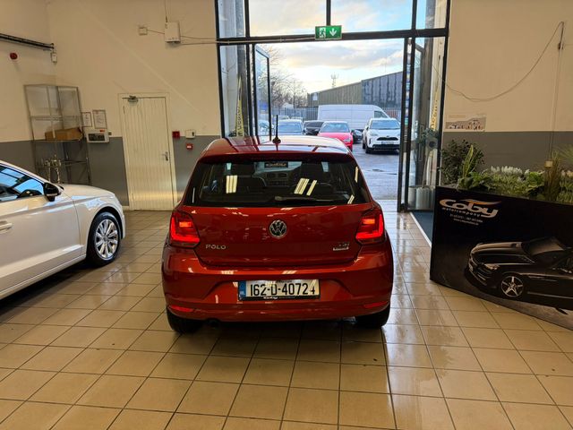 Image for 2016 Volkswagen Polo HIGHLINE 1.0 TSI AUTO 5DR. New NCT done before collection. Alloy Wheels, Half Leather, Reverse Cam, Dual Climate, Parking Sensors, Cruise Control, Mirror Link, MFSW, Bluetooth, Full Electrics and more