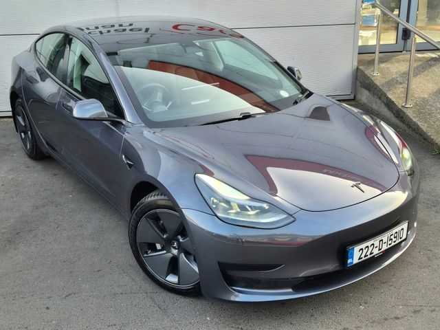 Image for 2022 Tesla Model 3 RWD Auto (Low Mileage) TESLA Warranty Until 09/2026 Black Leather, Heated Seats & Steering Wheel, Glass Roof, Sat Nav, Camera, Electric Tailgate