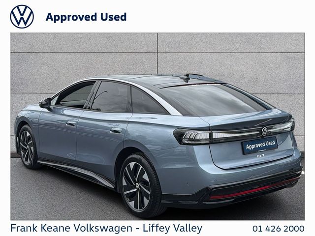 Image for 2026 Volkswagen ID.7 77KWH MATCH PRO 286BHP *PANORAMIC GLASS ROOF* *HUDSON ALLOYS* *STONEWASH BLUE METALLIC* *AREA VIEW CAMERA* *IQ LIGHTS* *BATTERY CERTIFIED* *PCP FINANCE AVAILABLE FROM €416PM*