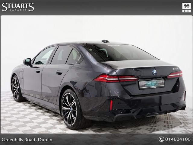 Image for 2025 BMW 5 Series 530e M-SPORT SOPHISTO GREY METALLIC, BLACK VEGANZA INTERIOR, 20” 938m ALLOYS, HEATED SEATS, SUN PRO GLASS, AMBIENT LIGHTING, HARMAN KARDON SOUND SYSTEM, 