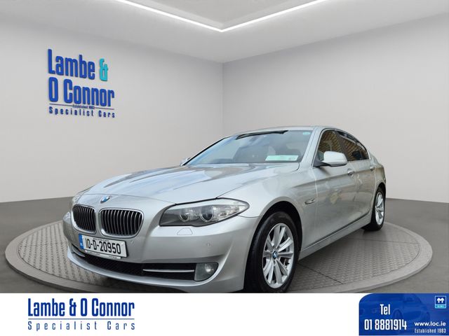 Image for 2010 BMW 5 Series 525D SE AUTO * SILVER MET / BLACK LEATHER * SERVICE HISTORY * 