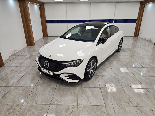 Image for 2023 Mercedes-Benz EQE WHITE WITH CREAM INTERIOR // SUNROOF