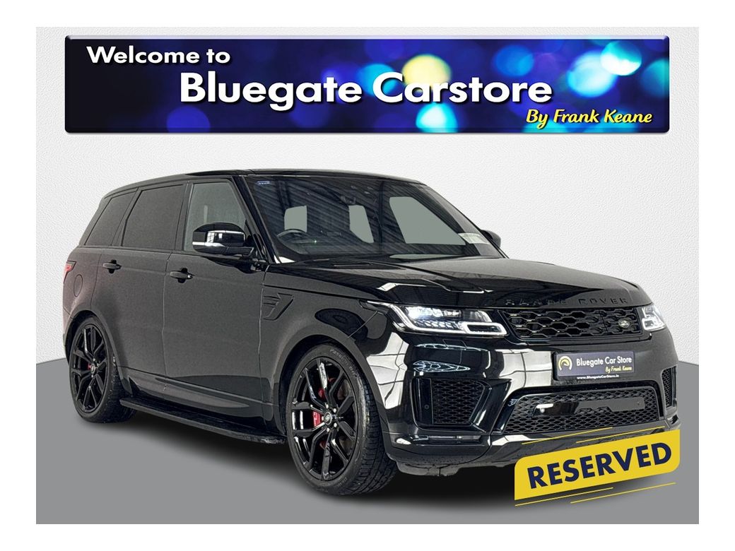 Image for 2022 Land Rover Range Rover Sport 2.0 P400E HSE**PANORAMIC ROOF**NEW 22"ALLOYS**BLACK LEATHER INTERIOR**FRONT HEATED ELECTRIC SEATS**MERIDIAN SOUND SYSTEM**TOUCH SCREEN CLIMATE CONTROL**TOUCH SCREEN INFOTAINMENT**REVERSE CAMERA**