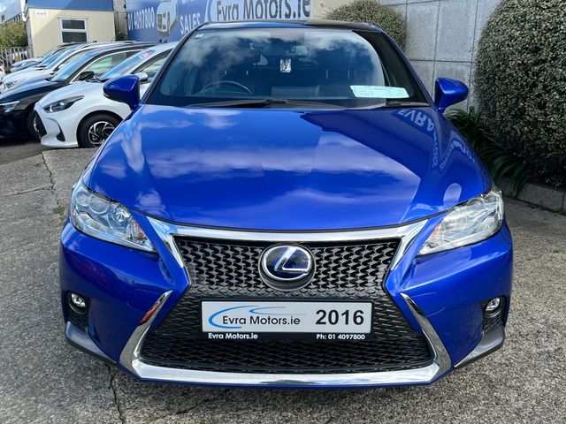 Image for 2016 Lexus CT 200h F-SPORT AUTOMATIC HYBRID 1.8 PETROL //LOW MILES//HIGH SPEC//SUNROOF//FULL ELECTRIC LEATHER SEATS//HEATED SEATS AND STEERING WHEEL//REVERSE CAMERA//KEYLESS ENTRY//