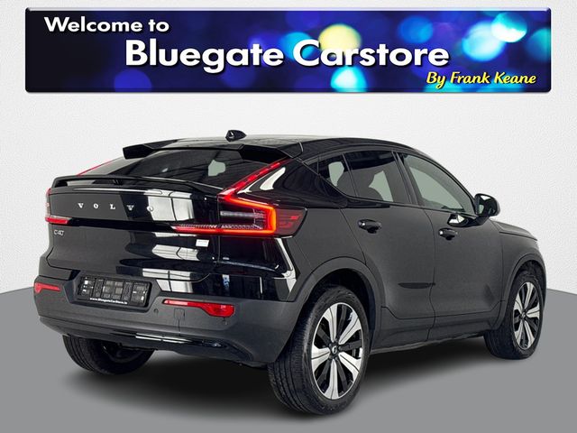 Image for 2023 Volvo C40 + RECHARGE EV PLUS **FULL BLACK CLOTH INTERIOR**FRONT HEATED SEATS**HEATED STEERING WHEEL**FULL DIGITAL DASH**WIRELESS PHONE CHARGING**TOUCHSCREEN INFOTAINMENT SCREEN**ANDROID AUTO**APPLE CARPLAY**