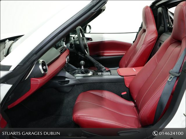 Image for 2020 Mazda MX-5 1.5 RF GT. HARDTOP IN SNOWFLAKE WHITE WITH OX-BLOOD LEATHER. HEATED SEATS, APPLE CARPLAY / ANDROID AUTO, 17” SMOKED ALLOYS, KEYLESS ENTRY