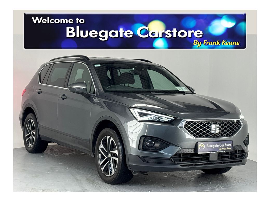 Image for 2020 SEAT Tarraco 1.5 TSI 150HP 7SEATER**DIGITAL DASH**MULTIFUNCTIONAL STEERING WHEEL**KEYLESS START**DRIVE MODES**GREY CLOTH INTERIOR**REVERSE CAMERA**PARKING SENSORS**FINANCE AVAILABLE**