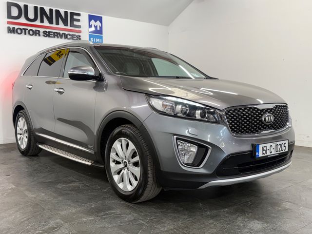 Image for 2015 Kia Sorento **PLATINUM EDITION **7 SEATS **DIGITAL DASH **PAN SUNROOF **SIDE STEPS **REVERSING CAMERA **TOUCHSCREEN RADIO **HEATED TAN/BLACK LEATHER SEATS **CRUISE CONTROL **MULTI FUNCTION STEERING WHEEL **HEATED