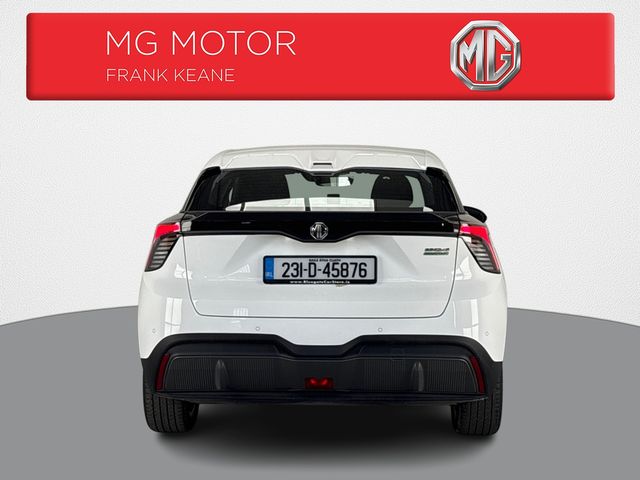Image for 2023 MG 4 ELECTRIC SR - EXCITE 51KWH **FULL BLACK CLOTH INTERIOR**REAR PARKING SENSORS**DIGITAL DASH**TOUCHSCREEN INFOTAINMENT SYSTEM**APPLE CARPLAY**ANDROID AUTO**ELECTRONIC HANDBRAKE**LANE ASSIST**