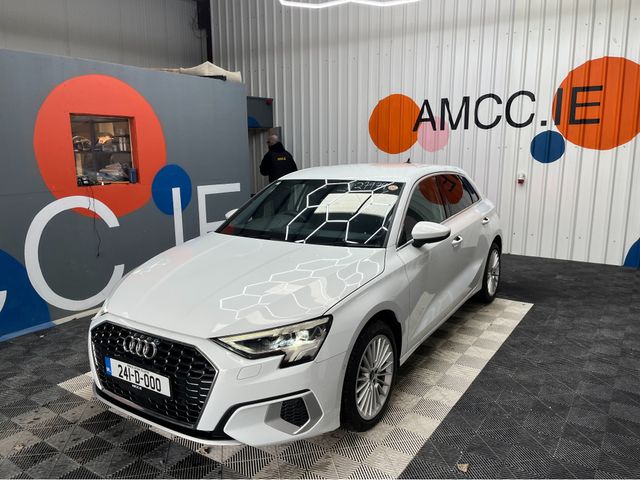 Image for 2024 Audi A3 €32950! 2024 AUDI A3 LEATHER 30TFSI SPORTBACK ADVANCED 1.0 AUTOMATIC / CRUISE CONTROL / REVERSE CAMERA / ELECTRIC HEATED SEATS / APPLE CARPLAY