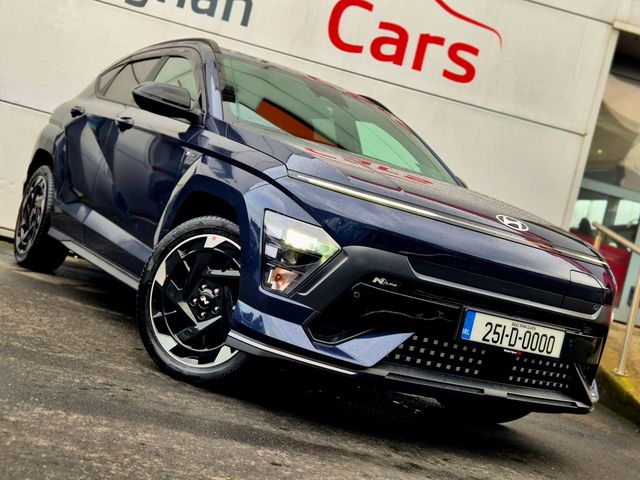 Image for 2025 Hyundai Kona N Line 65kWh Auto (Range 400km) Wireless Phone Charger + Heated Front Seats - First Registered October 2025 - Trade in Price €34, 888