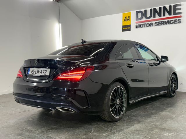 Image for 2019 Mercedes-Benz CLA Class **4 MATIC **AMG **NIGHT EDITION **187 BHP **MULTIPLE DRIVING MODES **18'' DIAMOND CUT WHEELS **HEATED FULLY ELECTRIC SEATS **HALF LEATHER HALF ALCANTARA SEATS **AMBIANT INTERIOR LIGHTING **