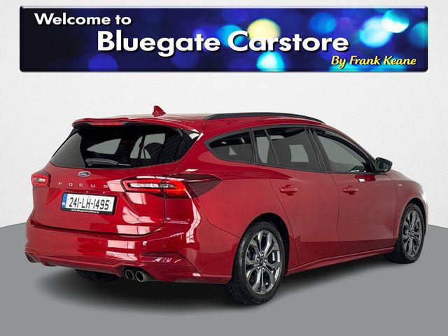 Image for 2024 Ford Focus ST-LINE 1.0T MHEV ESTATE**FRONT HEATED SEATS**HEATED MULTIFUNCTIONAL STEERING WHEEL**TOUCH SCREEN MEDIA DISPLAY**PARKING SENSORS**APPLE CARPLAY**BLACK CLOTH INTERIOR**FINANCE ARRANGED**