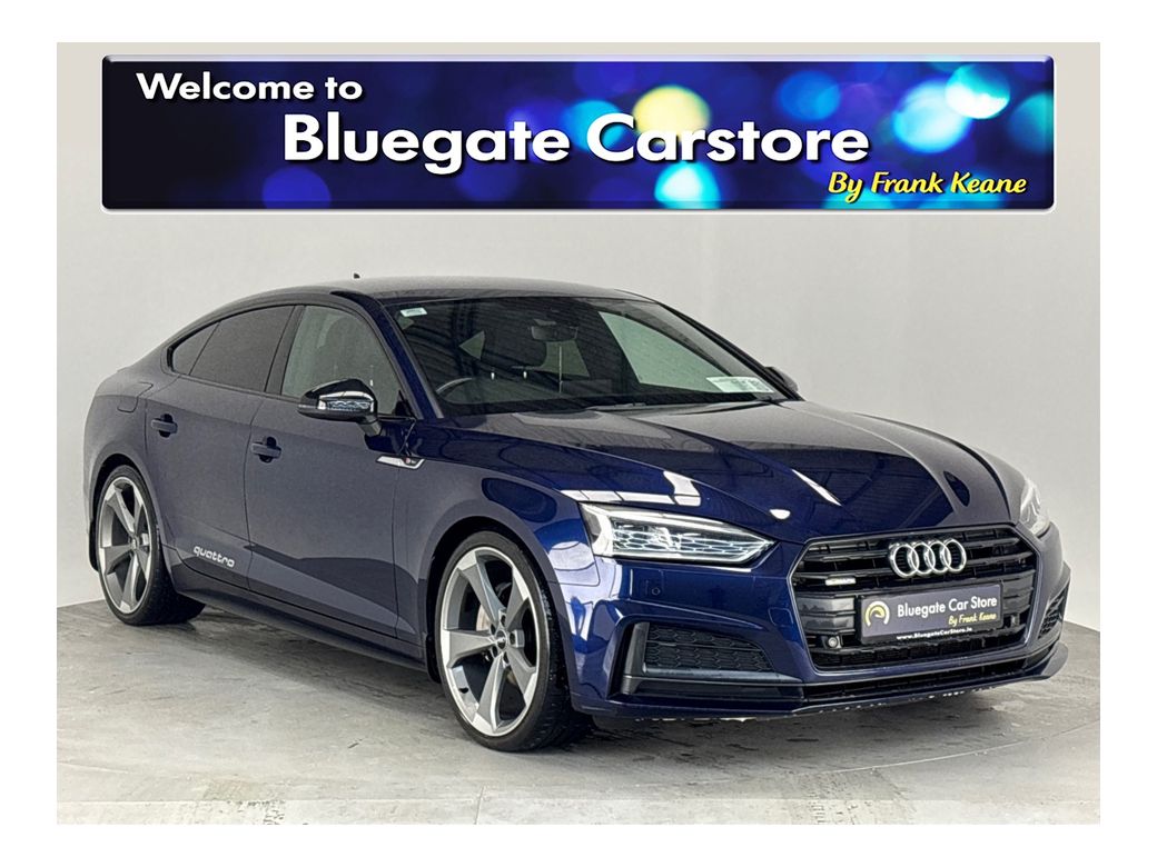 Image for 2019 Audi A5 2.0 TDI 40 190PS Q QUATTRO BLACK EDITION*NEW 19S ON WAY*DIGITAL DASH**MULTIFUNCTIONAL STEERING WHEEL**DIGITAL MEDIA DISPLAY**PARKING SENSORS**HALF LEATHER INTERIOR**FRONT HEATED SEATS**APPLE CARPLAY**