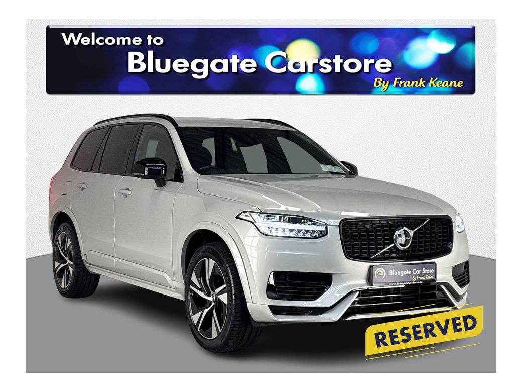 Image for 2021 Volvo XC90 R-DESIGN T8 RCHARGE RECHARGE AWD **APPLE CARPLAY**BLACK HALF LEATHER INTERIOR**FRONT HEATED SEATS**REVERSE CAMERA**PARKING SENSORS**DRIVE MODES**CRUISE CONTROL**FULL DIGITAL DASH**ELEC HANDBRAKE**
