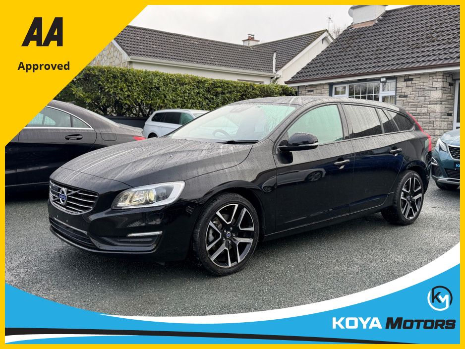Image for 2016 Volvo V60 2.0 D4 DYNAMIC PLUS DIESEL 190 BHP AUTO // FULL LEATHER ELECTRIC SEATS // REVERSING CAMERA // CRUISE CONTROL // LANE ASSIST // COLLISION WARNING SYSTEM // LOW KMS // TOP SPEC // UPGRADED SPORT ALLOYS