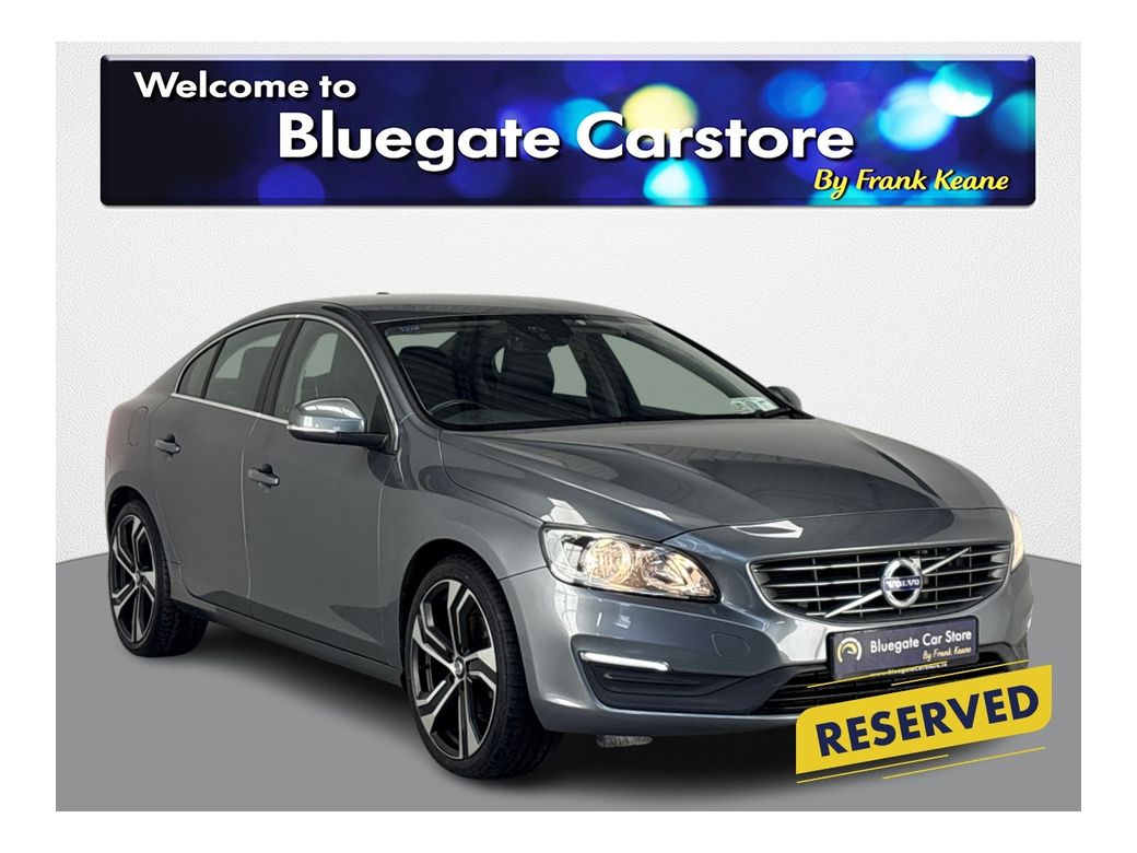Image for 2019 Volvo S60 D2 SE*NEW 19"ALLOYS*HEATED MULTIFUNCTIONAL STEERING WHEEL**FRONT HEATED SEATS**BLACK LEATHER INTERIOR**DUAL CLIMATE CONTROL**DIGITAL MEDIA DISPLAY**DIGITAL DASH**ELECTRIC HANDBRAKE**FINANCE ARRANGED**