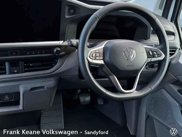 Image for 2027 Volkswagen Transporter HIGHLINE AUTO LWB 150BHP *17" MONTE CARLO ALLOYS* *70 LITRE FUEL TANK* *HEATED WINDSHIELD* *3 FOLDING ROOF BARS* *APPLE CARPLAY/ANDROID AUTO* *REAR VIEW CAMERA* *FRONT AND REAR PARKING SENSORS*