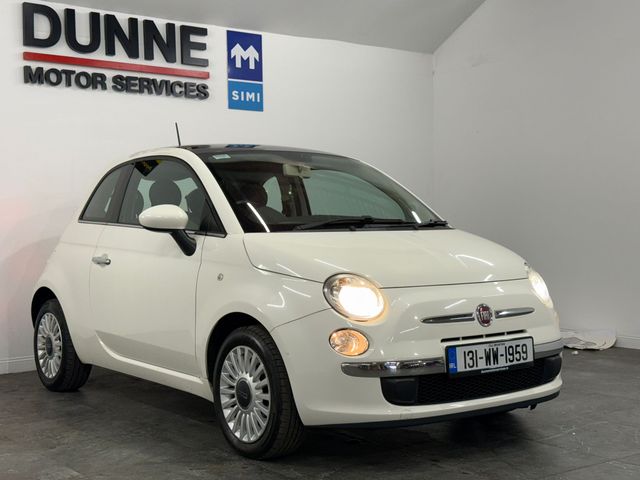 Image for 2013 Fiat 500 **SUN ROOF **2 KEYS **MULTI FUNCTION STEERING WHEEL **15'' BRUSHED SILVER WHEELS **CITY MODE POWER STEERING **VOICE CONTROL **AUTO START STOP **AUTO LIGHTS **HEADLIGHT HEIGHT ADJUSTMENT **