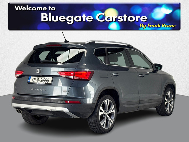 Image for 2017 SEAT Ateca 1.4 TSI XCELLENCE **FULL LEATHER BROWN AND BLACK INTERIOR**FRONT HEATED SEATS**APPLE CARPLAY**ANDROID AUTO**TOUCHSCREEN INFOTAINMENT SCREEN**REVERSE CAMERA**PARKING SENSORS**USB CHARGING PORTS**