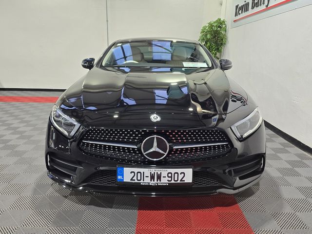 Image for 2020 Mercedes-Benz CLS Class 220D AMG LINE PREMIUM AUTOMATIC **ORIGINAL IRISH CAR / 20" AMG ALLOYS / APPLE CARPLAY & ANDROID AUTO / CRUISE CONTROL / ELECTRIC & HEATED SEATS / FULL BEIGE LEATHER / SAT NAV / REVERSE CAMERA**