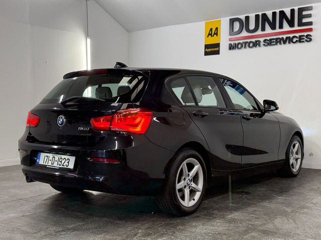 Image for 2017 BMW 1 Series **116D SE**AUTOMATIC**FULL CREAM LEATHER**TINY MILEAGE**SAT NAV**16"ALLOY WHEELS**DIGITAL CLIMATE CONTROL**AIR CONDITION**BLUETOOTH PHONE AND STREAMING**2 KEYS**MULTIFUNCTION STEERING WHEEL**