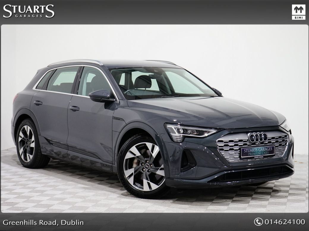 Image for 2024 Audi Q8 e-tron Q8 50 SPORT 89kw BATTERY: MAGNET GREY WITH VALCONA LEATHER, AIR SUSPENSION, 21” ALLOYS, ELECTRIC SEATS WITH MEMORY, HEATED FRONT SEATS 